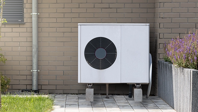 Heat pump out door unit.