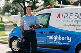 ASV technician ready for service.