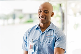 Smiling Aire Serv tech.