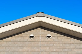 Roof showing ventilation.