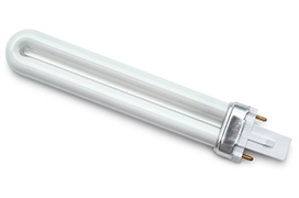 Ultraviolet lamp bulb.