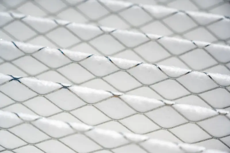 Close-up of residential air filter.