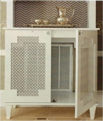 Air Vent Cover: Wooden Hutch