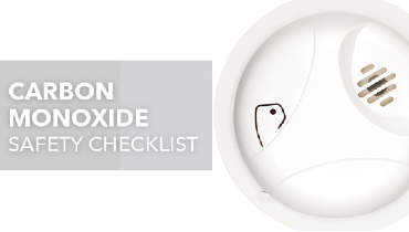 Carbon monoxide filter with text: 