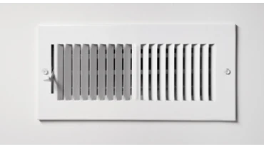 Air vent in wall