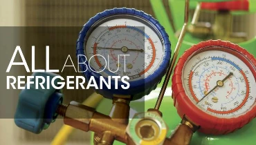 HVAC equipment with text: 