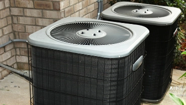 Two AC condenser units