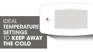ASV thermostat with text: 